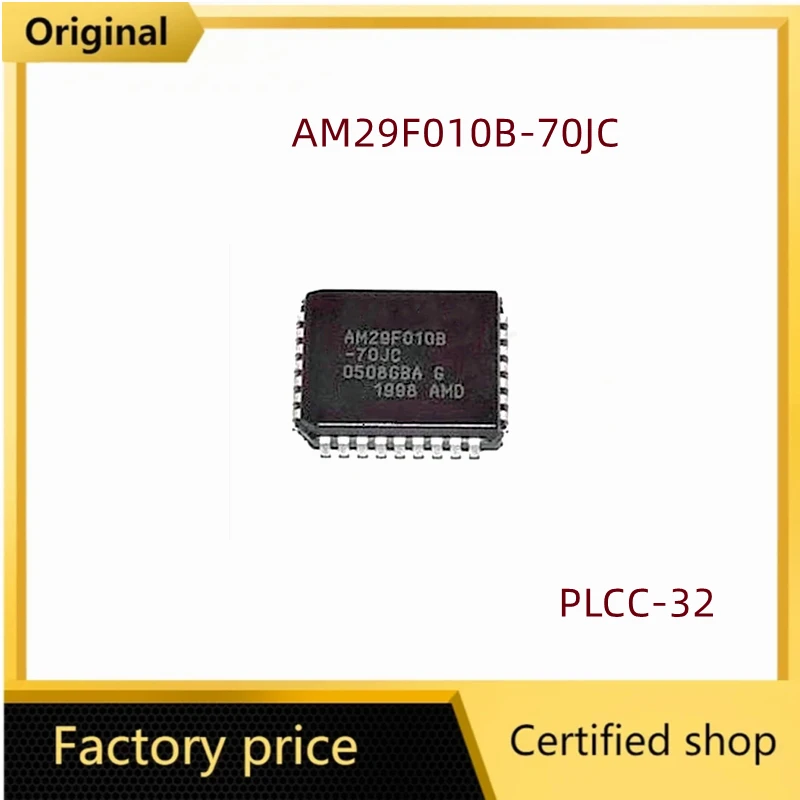 5PCS/Lot Original AM29F010B-70JC AM29F010B 29F010 AM29F010B-70JI 29F010B PLCC32 storage IC chip