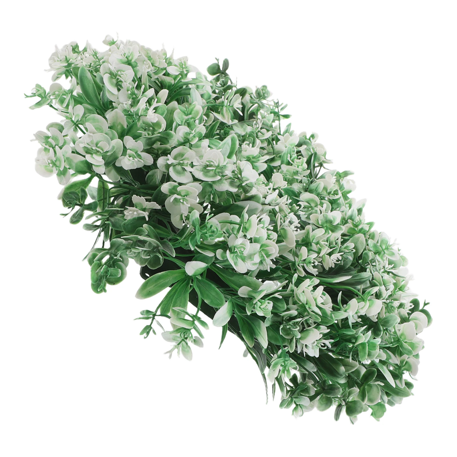 

Artificial Flower Wreath Butterfly Orchid Realistic Floral Arrangement Holiday Wedding Party Indoor Outdoor Decoration