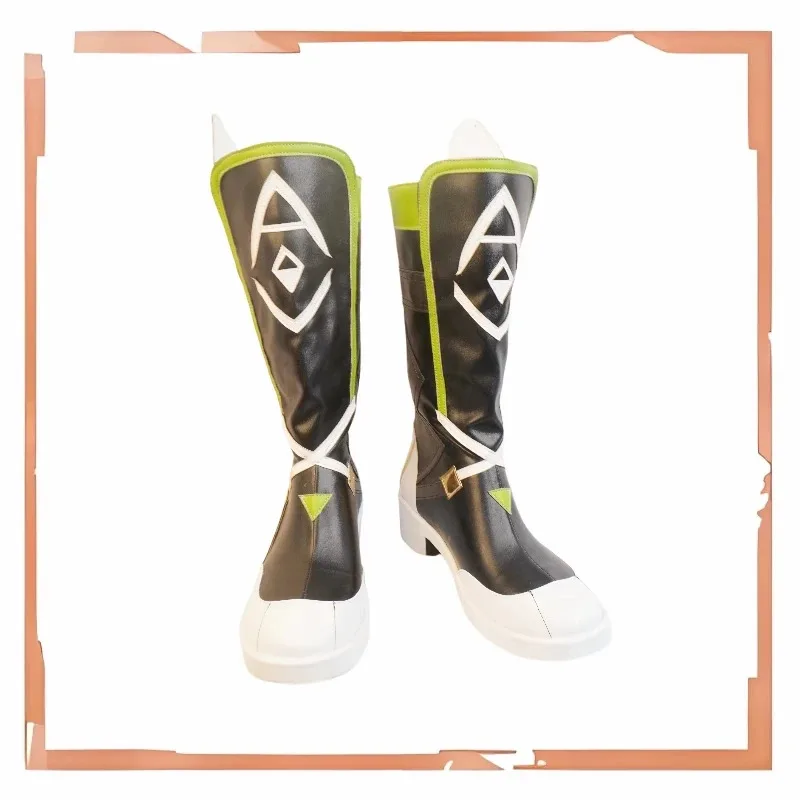 Genshin Impact Качина, обувь для косплея, ботинки, наряд Качины для Хэллоуина, реквизит для ролевых игр, настройка для взрослых