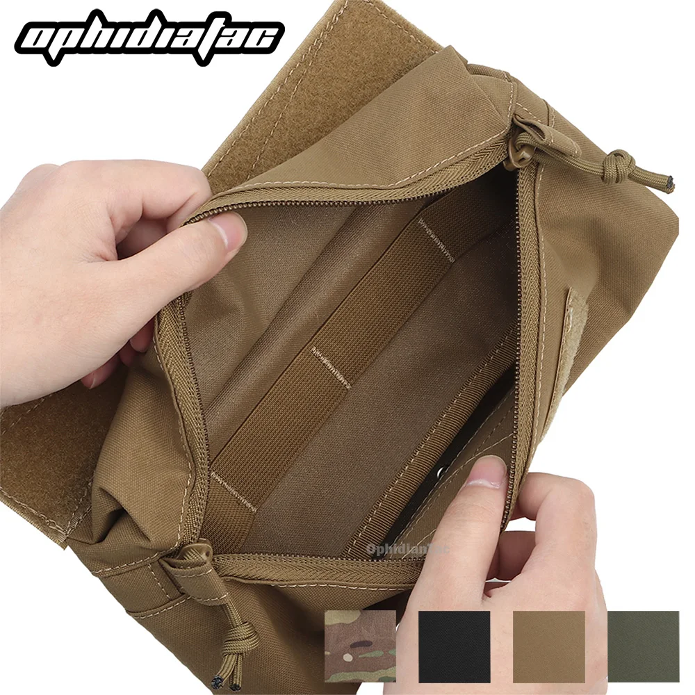 OPHIDIAN Vest Drape Bag Mini Belly Dump Drop Bag Waist Bag for JPC CPC LBT D3CR MK3 MK4 Plate Rack Storage