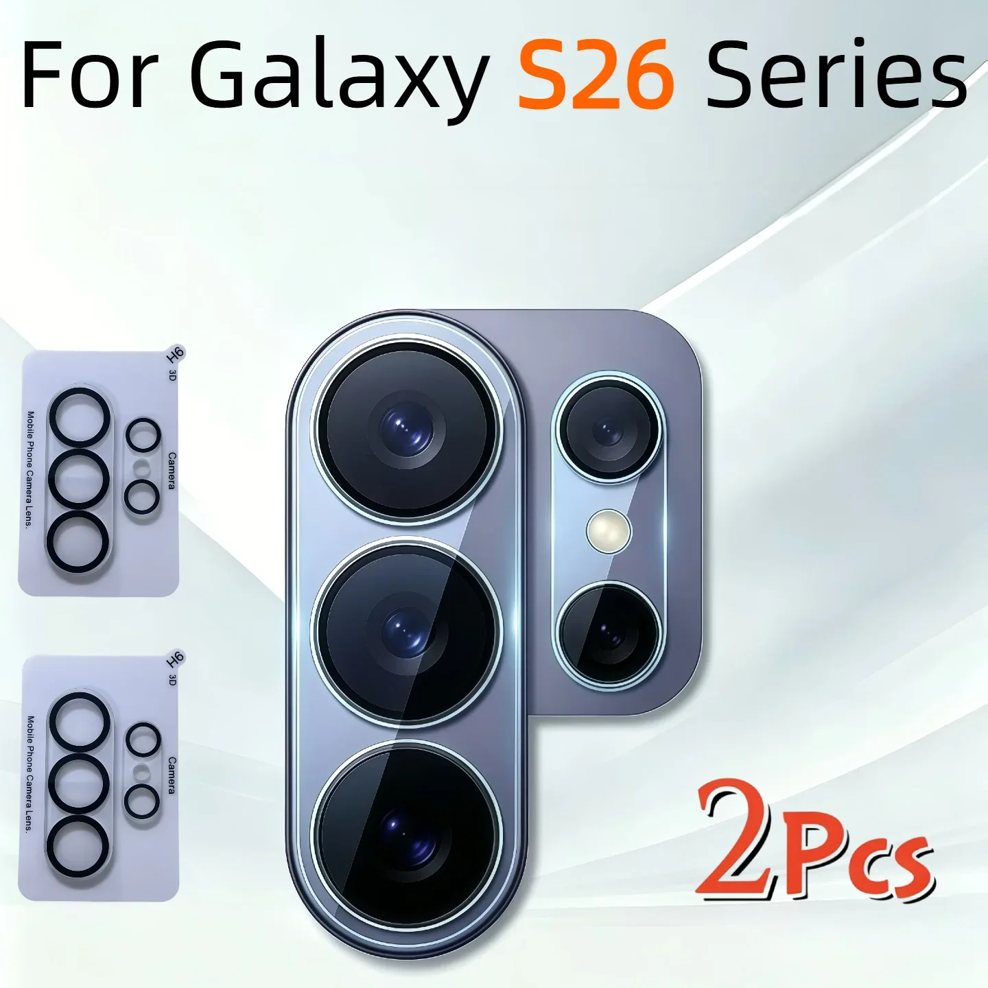 2Set  Full Coverage HD Clear Lens Film Rear Camera Protector For Samsung Galaxy S26+ S26 Plus/S26 Ultra - Protective Cover