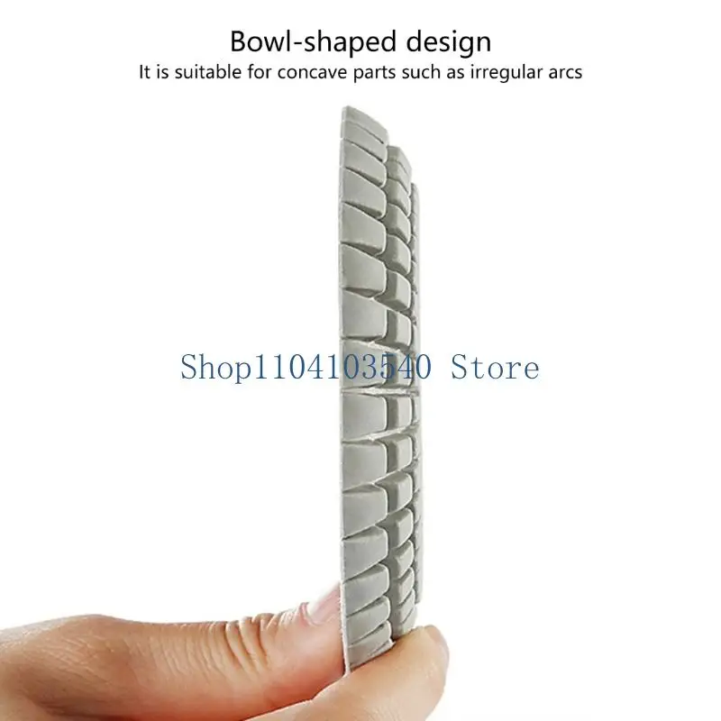 

02DC 8Pcs Metal Polishing Pad Set Wet/Dry for Stone Concrete Marble Replacement