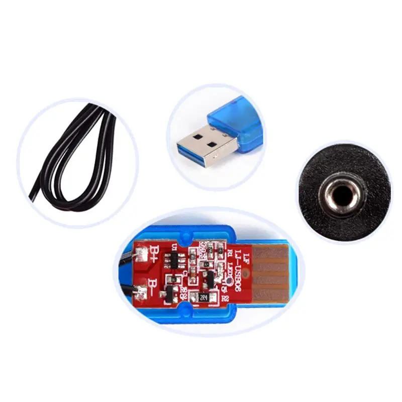 3.7V 2.5mm/3.5mm Lithium Lipo Battery USB Charging Cable for RC Music Story Machine Battery Quadcopter