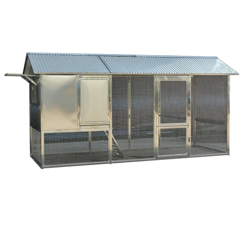 

Stainless steel chicken cage Large household outdoor breeding Anti-weasel chicken Large chicken