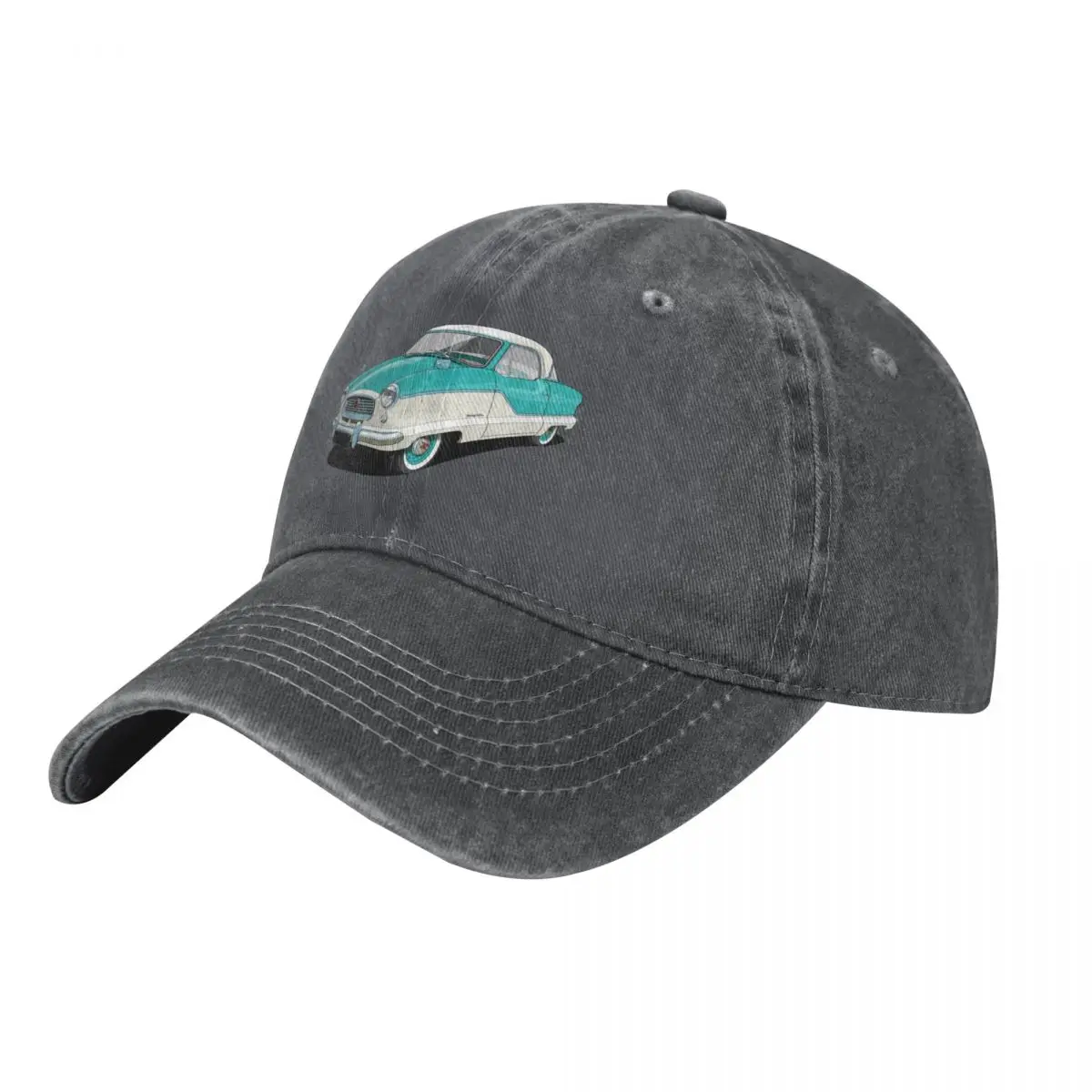 Austin Metropolitan in two tone turquoise and white Baseball Cap Golf Hat foam party Hat fishing hat Baseball For Men Women's