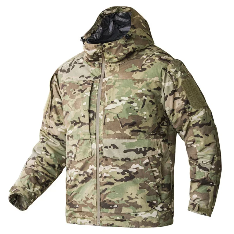 Winter Outdoor Jackets Men Tactics Consul Archon Heat Reflective Warm Windproof Waterproof Camouflage Coats Hooded Camo Parkas