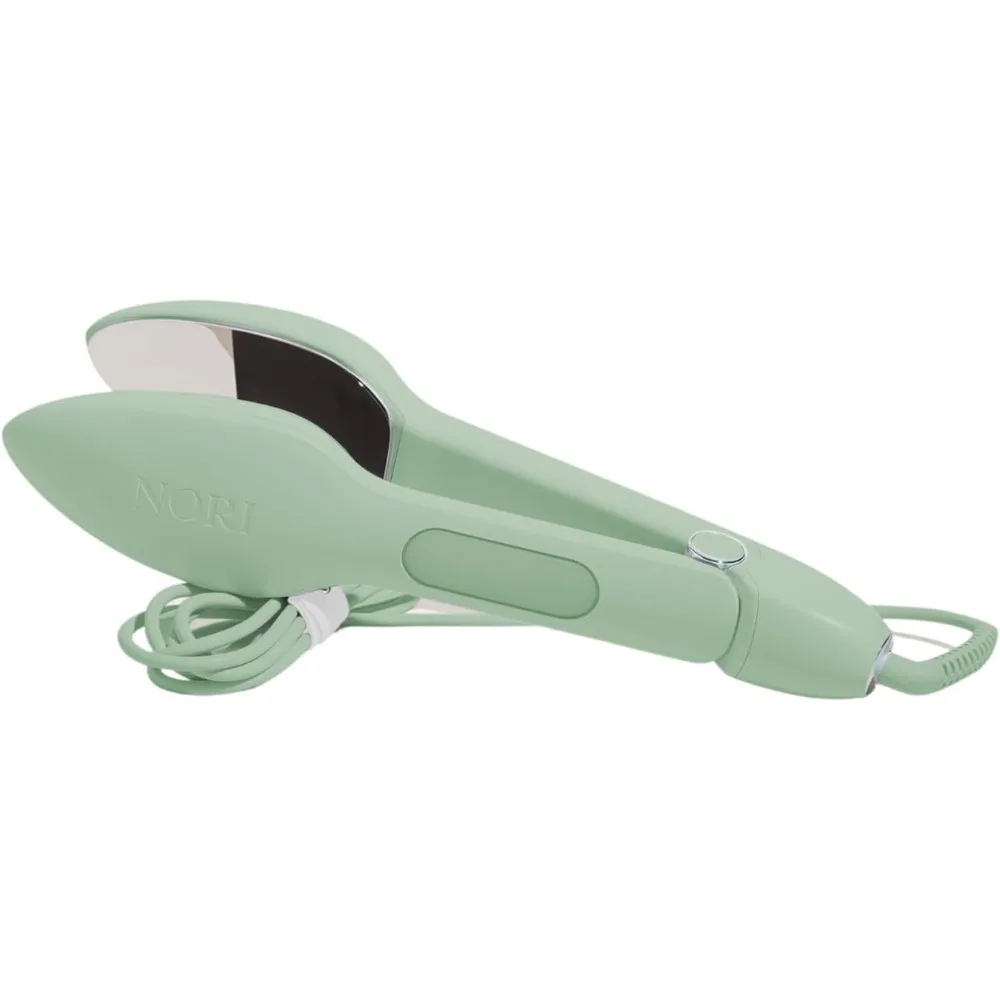 

Press Travel Steam Iron Handheld Garment Steamer with 6 Fabric Settings Wrinkle Remover No Ironing Board Needed Easy to Use