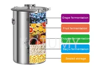 12L/20L/35L/60L DIY Home Distiller Moonshine Still Stainless Steel Boiler White Spirits Pure Water Alcohol Oil Wine Brewing Kit