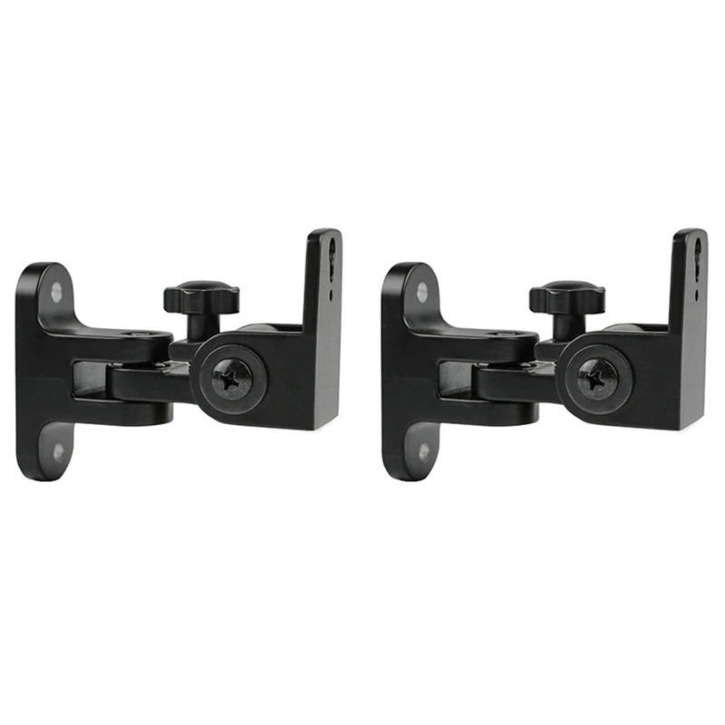 

Speaker Wall Mount Bracket, Zinc Alloy Universal Surround Sound Wall Holder Stand(2 PCS)