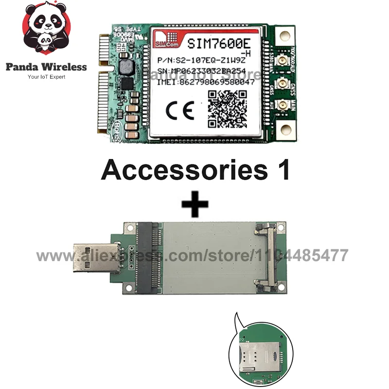 

SIMCOM Core Board MiniPCIe SIM7600G-H/SIM7600E-H/SIM7600SA-H/SIM7600JC-H/SIM7600E-H1C/SIM7600E-L1C/SIM7600SA-H for IoT Devices