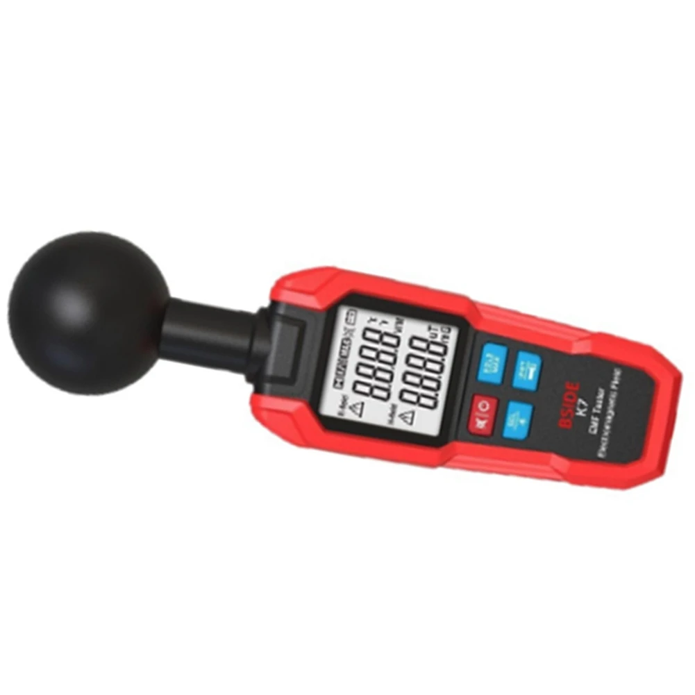 A73P  K7 Meter Professional Electromagnetic Field Radiation Detector Handheld Electric Magnetic Dosimeter Geiger Test