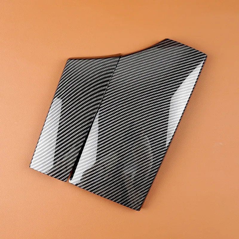 Carbon Fiber Pattern Car Accessories Center Control Armrest Storage Box Cover Trim For BMW 5 Series E60 2004 - 2008 2009 2010