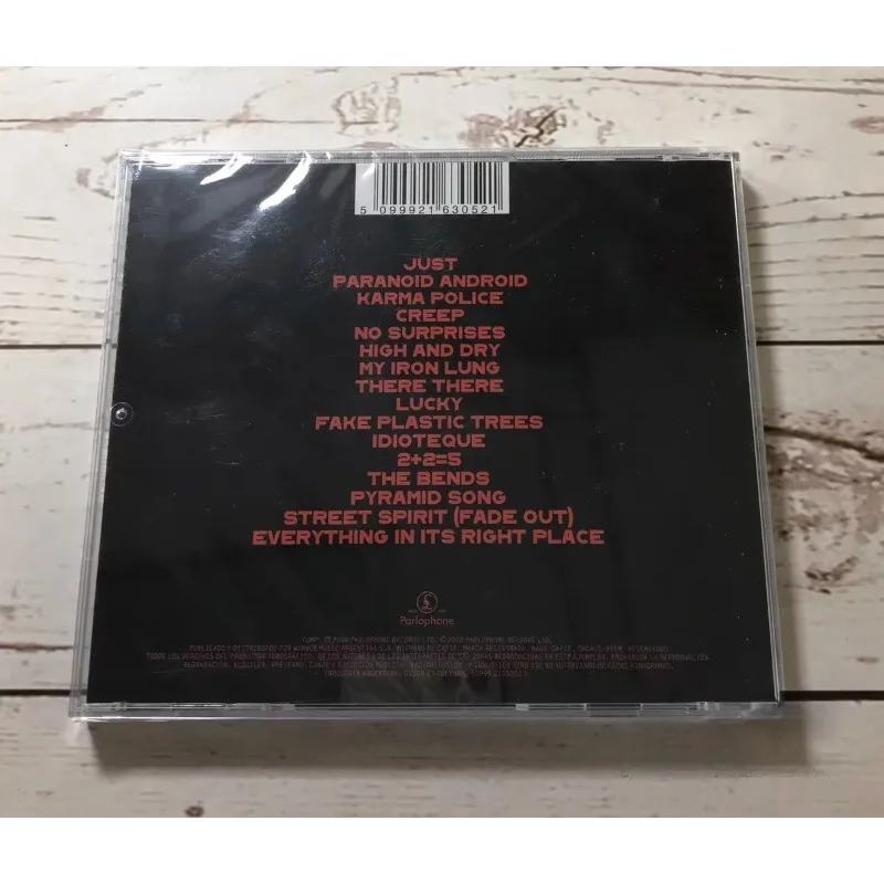 

Radiohead: Коллекция популярных английских песен на CD, лучшие хиты, ремастеринг, аудио для автомобиля и дома, новый запечатанный подарочный набор