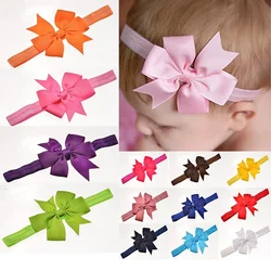 Fita Elástica Bowknot Headband para Crianças, Acessórios para Cabelo Infantil, Bebê Recém-nascido Headwear, Presente de Natal para Meninas