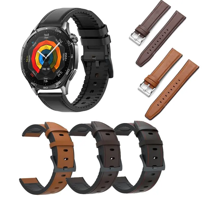 20Mm 22Mm Leather+S… - image