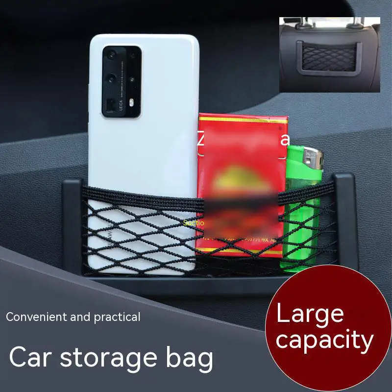 Borsa a rete per auto RV borsa a rete flessibile in Nylon portatile per Organizer per auto tasca per accessori per auto Camper per roulotte