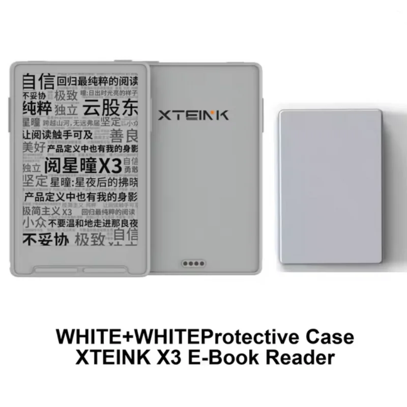 XTEINK X3 E-Book-Reader, 3,7 Zoll Ink-Screen-Display, magnetisch, leicht und dünn, elektronisches Papier-Ink-E-Book, 16 GB