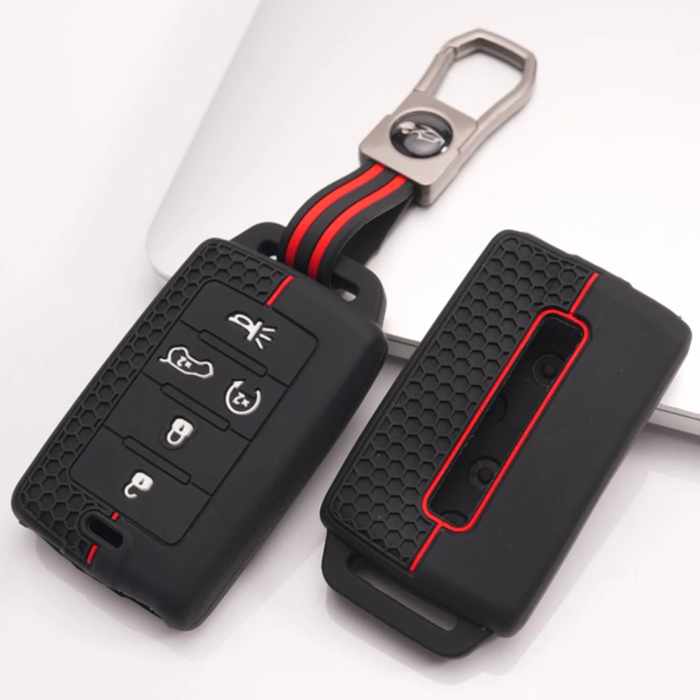 Protective Key Cover Keychain For Jeep Grand Cherokee Wrangler Compass Patriot Cherokee Renegade Commander Gladiator Liberty