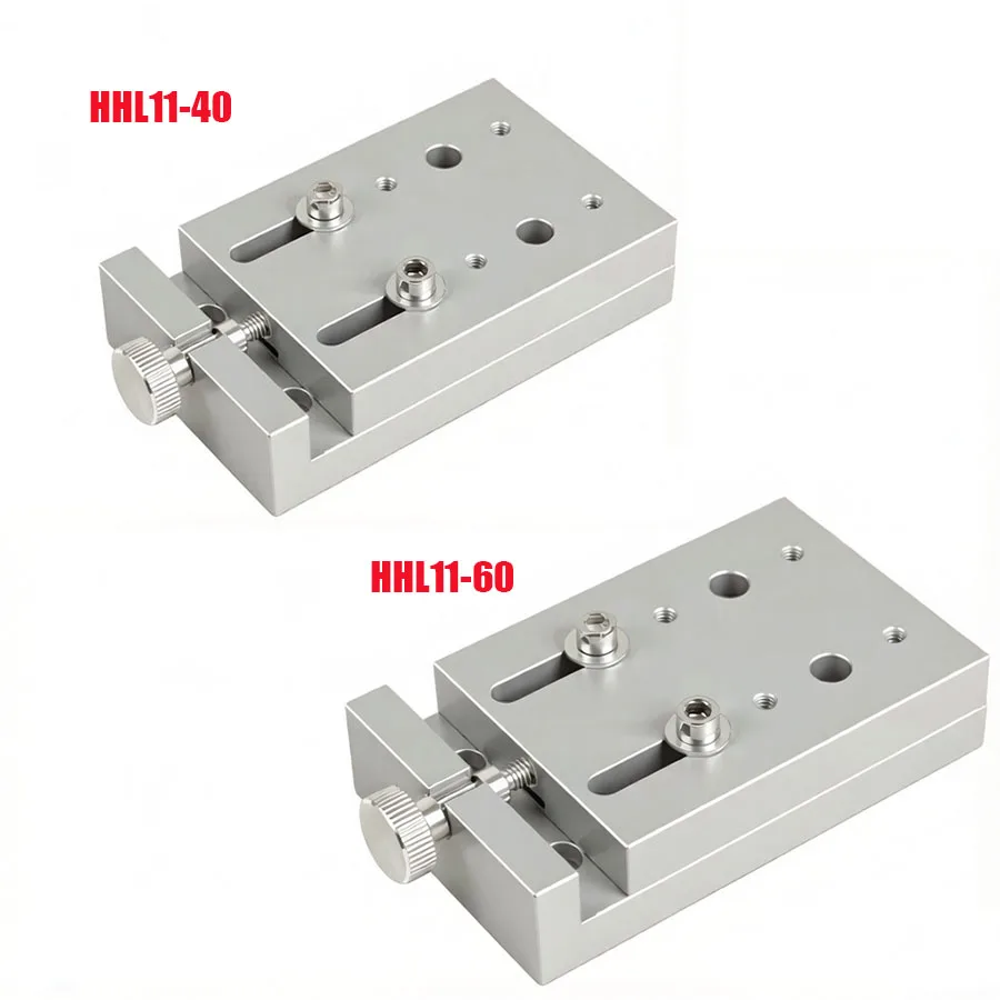 X-axis manual screw slide table simple adjustment displacement platform replaces HHL11-40/60/XKYF40/60