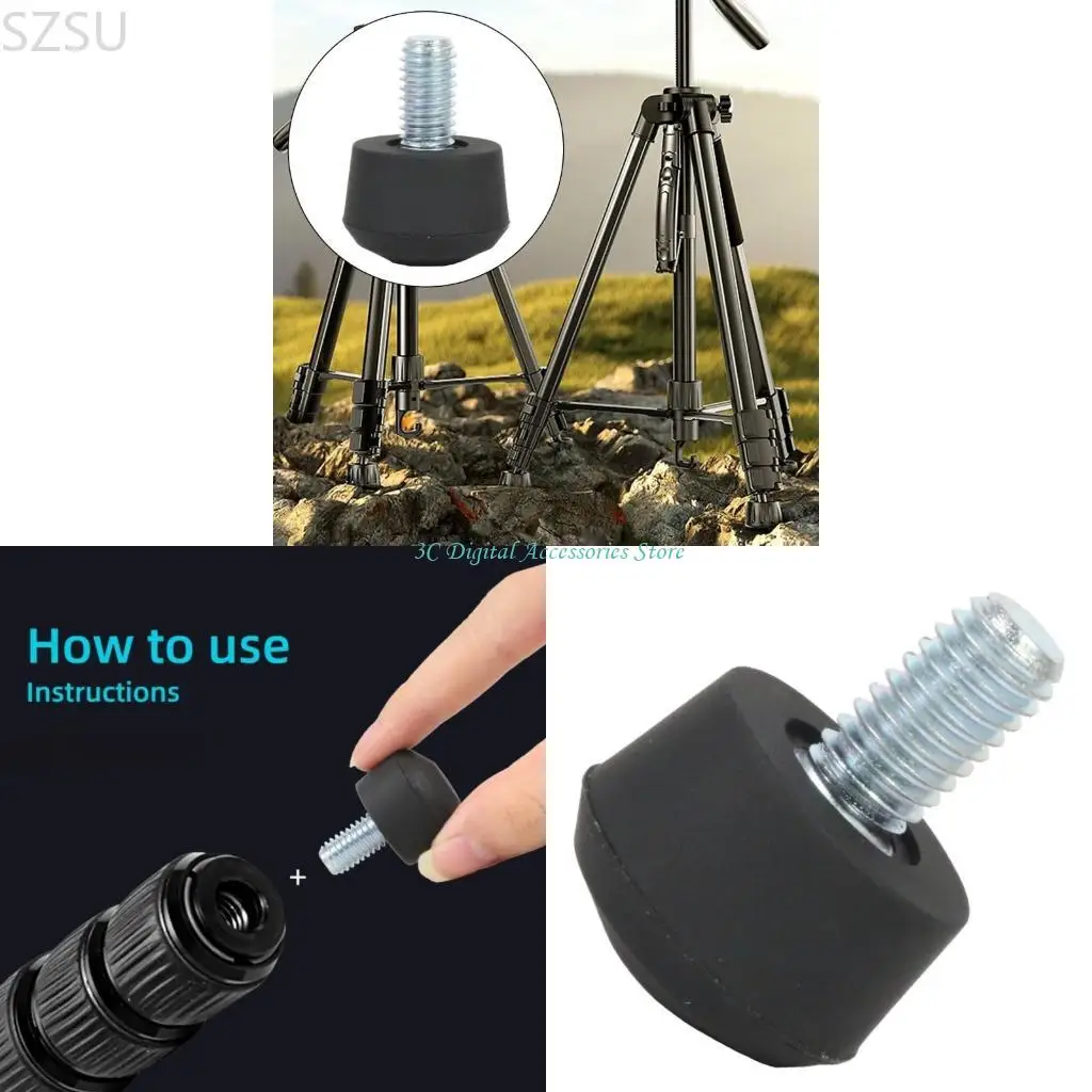 SZSU Lightweight Round Tripod Foot Pad with 3/8in Screw Thread For Photography Use