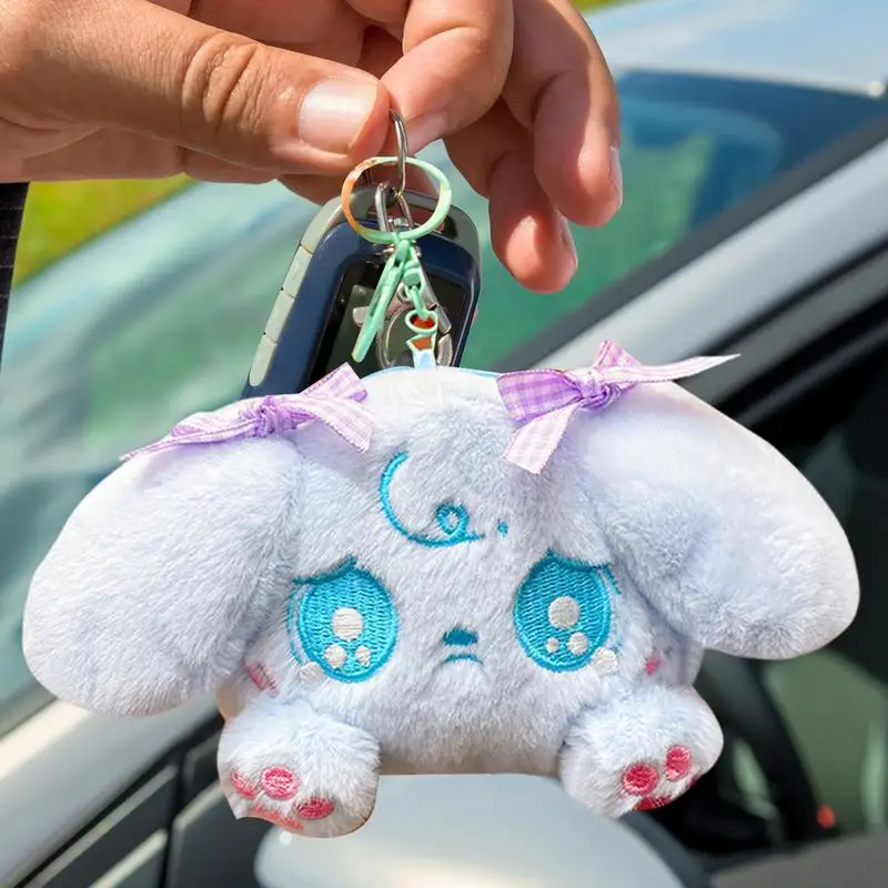 Star Twinkle PreCure Keychain Plush Purse Multifunctional Plush Keychain Stuffed Long Eared Dog Cute Kawaii Adorable For Coin