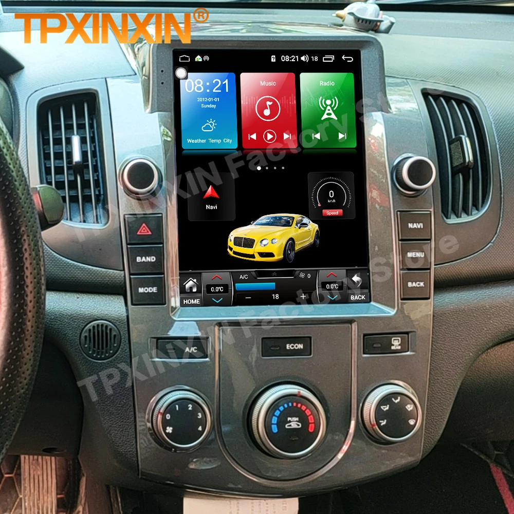 

8+256G Android 12 Carplay Radio Coche With Bluetooth For KIA Forte GPS Autoradio Automotive Multimedia Stereo Receiver Head Unit