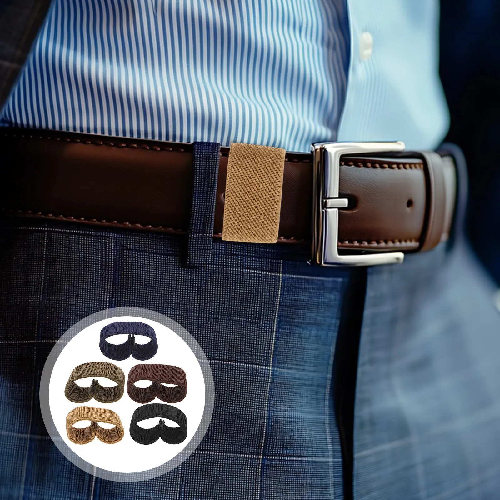 

10 шт. эластичных фиксаторов для ремней, регулируемые держатели для широких ременных петель, надежная фиксация, для повседневного использования, работы, дома