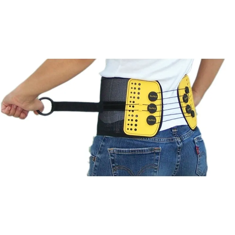 

Lumbar Support Belt with Compound Pulley System-Made of Lightweight & Breathable Mesh - Instant Relief for Low Back Pain (Large)