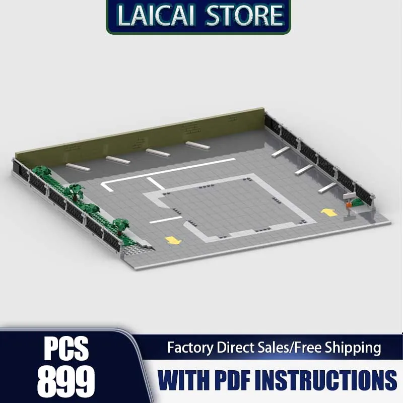 

Moc Building Bricks Modular Parking Applicable to 10352 Model Technology Block City Street View Toy DIY Assembly Christmas Gift