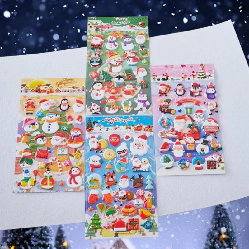 

24PCS/ лот KAWAII Рождество Санта Клаус лоссман стикеры CREATIVE SCRAPBOOKING DIY дневник декоративные стикер альбом STICK LABEL