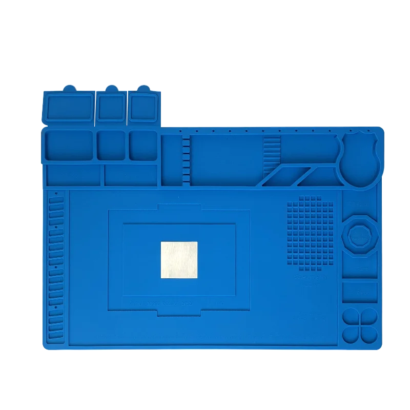 

High temperature resistant maintenance workbench insulation pad hot air gun soldering iron silicone pad mobile phone maintenance