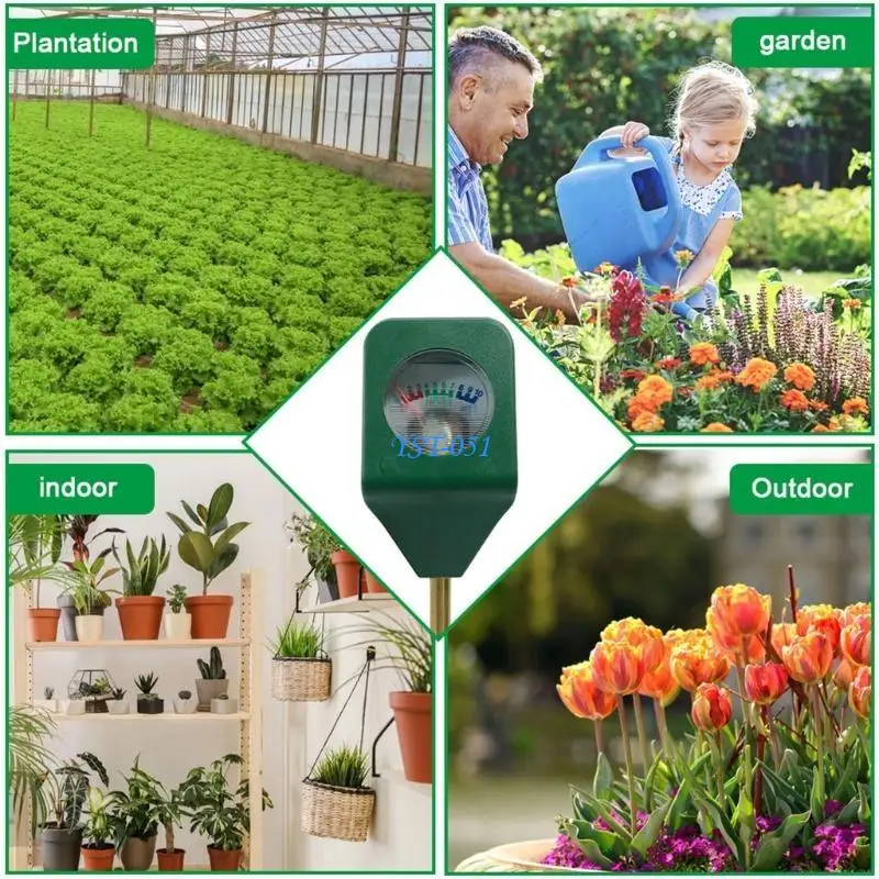 

E15A Gardening Tool Set for Plant Care Hygrometer Soil Plant Water Meter for Potted Plants Flower Planting Greenhouse Plant