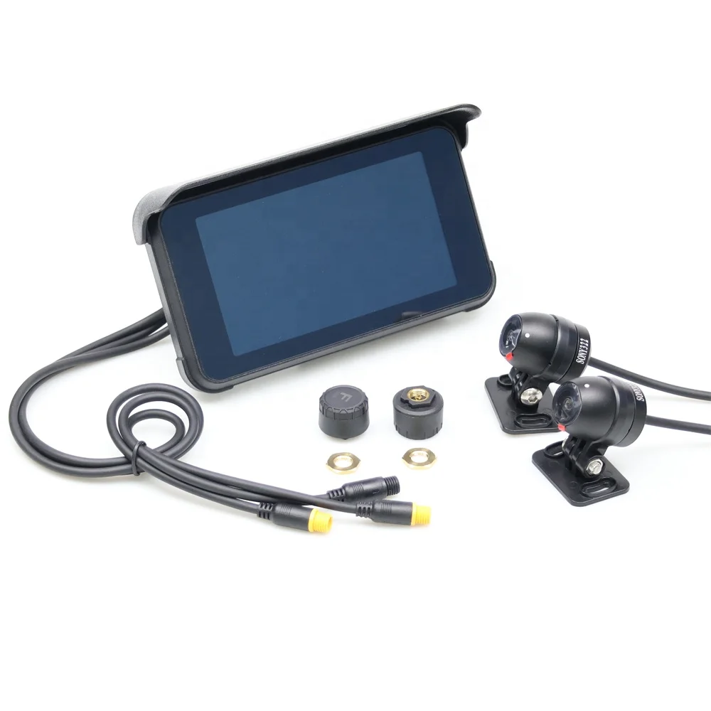 

Motorcycle Navigation 5 Inch Global Positioning System Wireless CarPlay Android Car IP67 Waterproof Motorcycle DVR Monitor