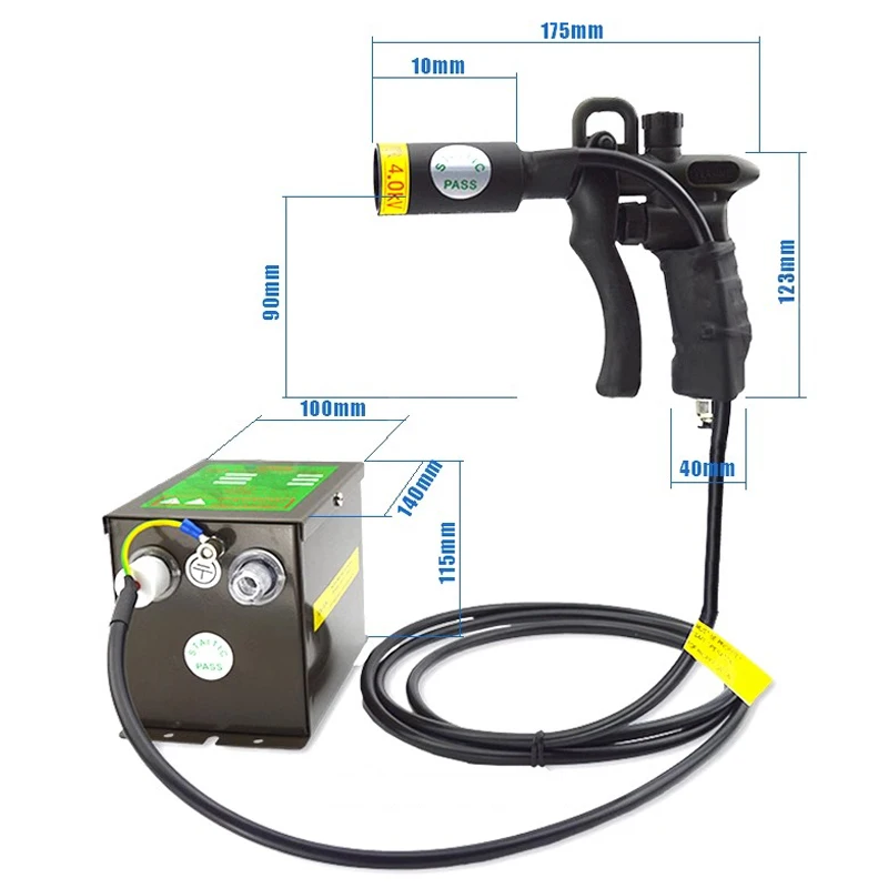 静電空気ガン,静電容量式ガン,高性能,110v/220v,ST-302D