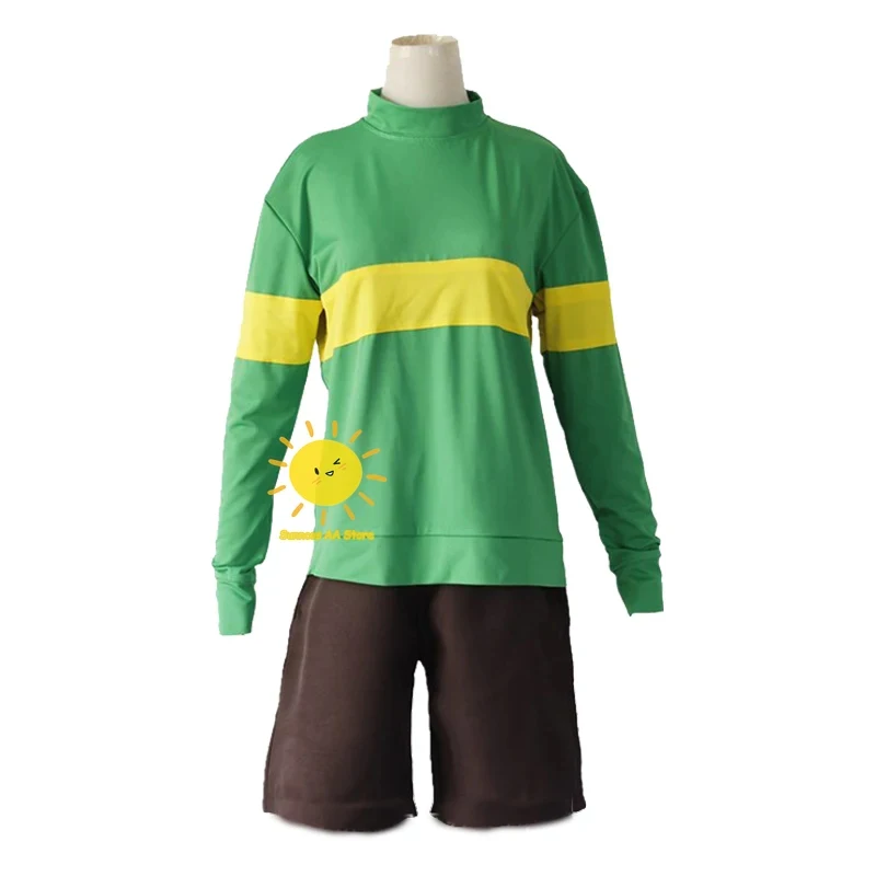 

♥Halloween Cosplay Costume Game Undertale Frisk Chara Andertail Sweatshirts High Collar Long Sleeve ClothiNew 2026 Topspeed Cos