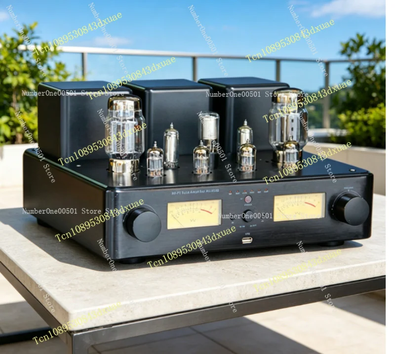 HiFi KT88 Vacuum Tube Amplifier Pure Tube Amp APTX Lossless Bluetooth USB Play Home Audio Receiver
