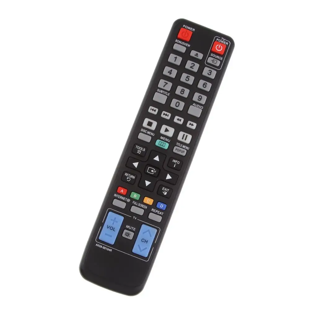 New Remote Control Replacement for TV Blu-ray DVD Player AK59-00104R