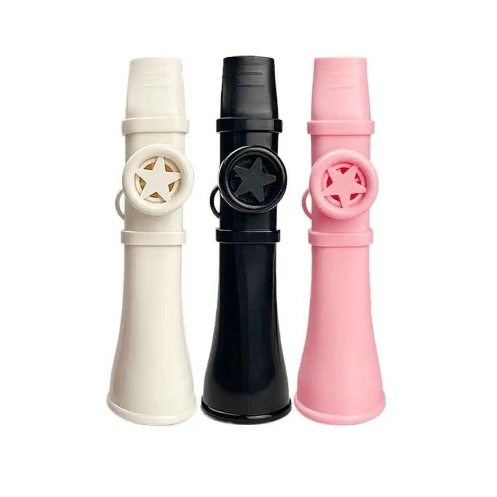 Colorful ABS Kazoo Flute with Lanyard British Musical Instruments Easy To Learn Joyful Musical Whistle Toy Boys Girls Gift