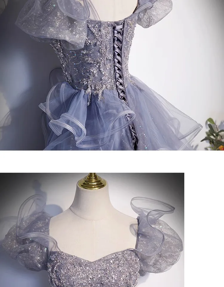 N11150 Abito da sera alla moda per donne eleganti Abiti da ballo Dolce memoria Maniche corte Lunghezza pavimento Abiti per occasioni speciali