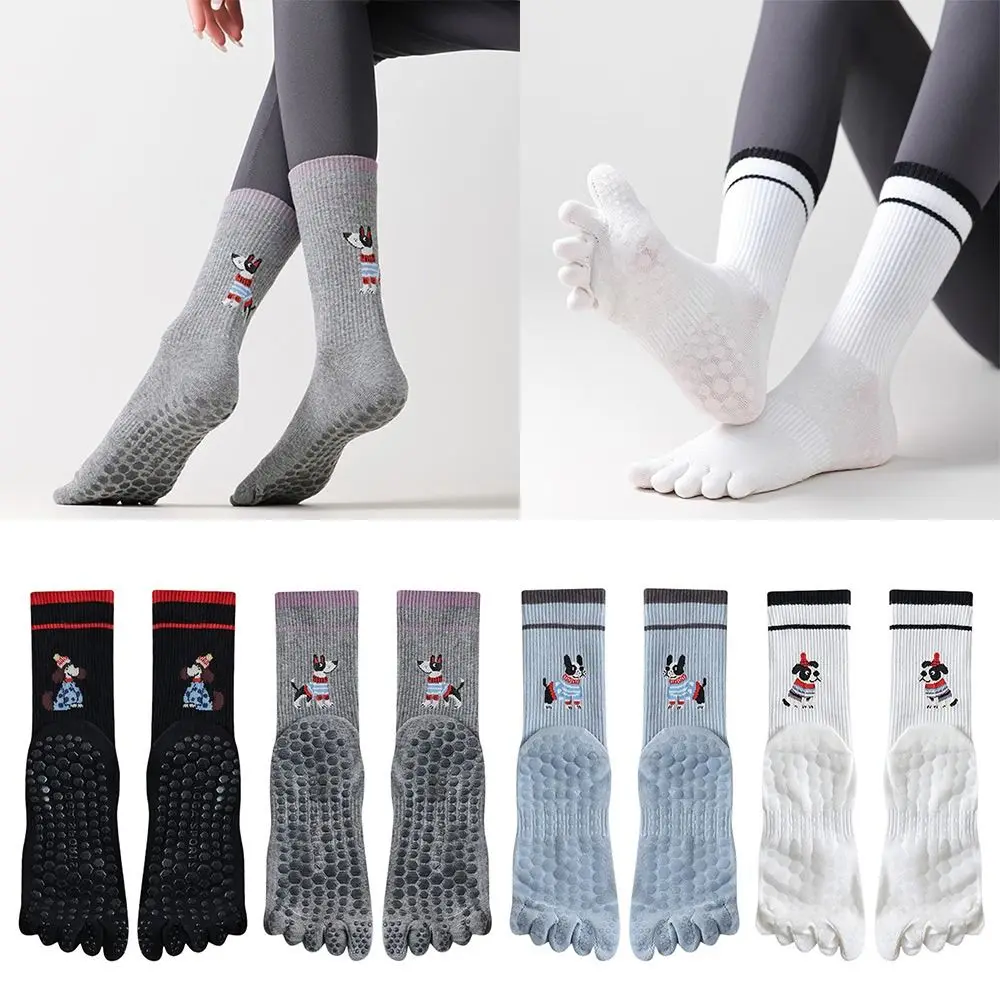 

New Cotton Pilates Socks Breathable Sweat-absorbent Yoga Socks Harajuku Street Casual Mid Tube Socks