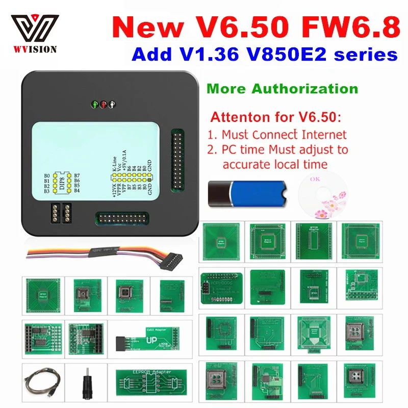 

XPROG V6.50 V6.26 V5.55 Add V1.36 V850E2 Function New Authorization V5.55 X-PROG M XPROG-M ECU Programmer X Prog M Full Adapters