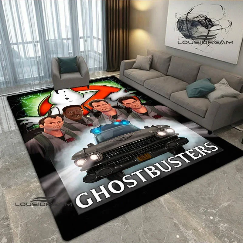 G-Ghostbusters Cartoon printed carpet living room bedroom carpet non-slip door mat area rug Home room decor birthday gift