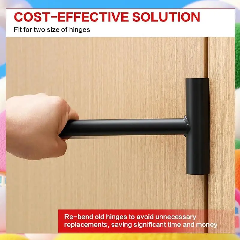 

Door Hinge Adjustment Tool - Heavy Weight .134 And .180 Gauge Door Adjustment Tool, Integral Steel Hinge Bender-ABUA