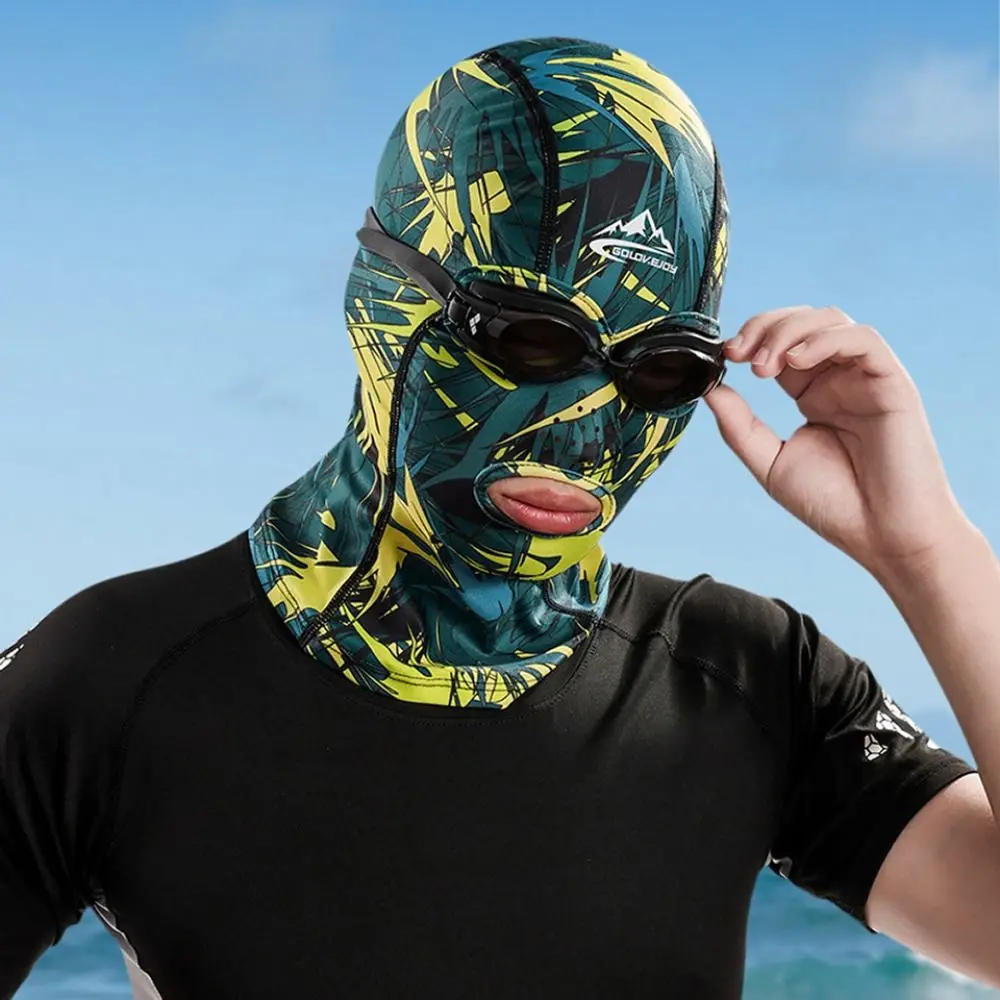 Breathable Swimming Cover Face Mask Ice Sunproof Sunscreen Headwear Ultraviolet-proof Unisex Fishing Facekini Running