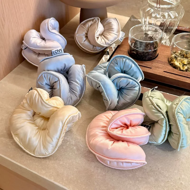 Ponge Silk Scrunchies de Nuit pour Femmes, Élastiques à Cheveux en Satin, Élastiques à Cheveux Anti-plis pour Filles, Élastiques à Cheveux pour Queue de Cheval, Outils de Coiffure pour Boucler les Cheveux