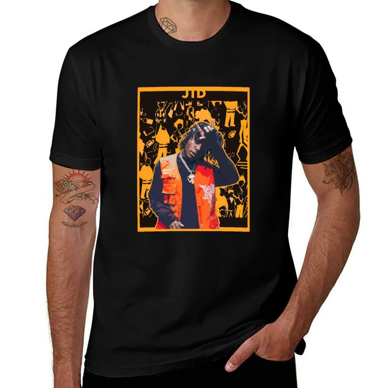 

J I D's The Never Story T-Shirt t shirts for man graphic tees printed t shirts for man