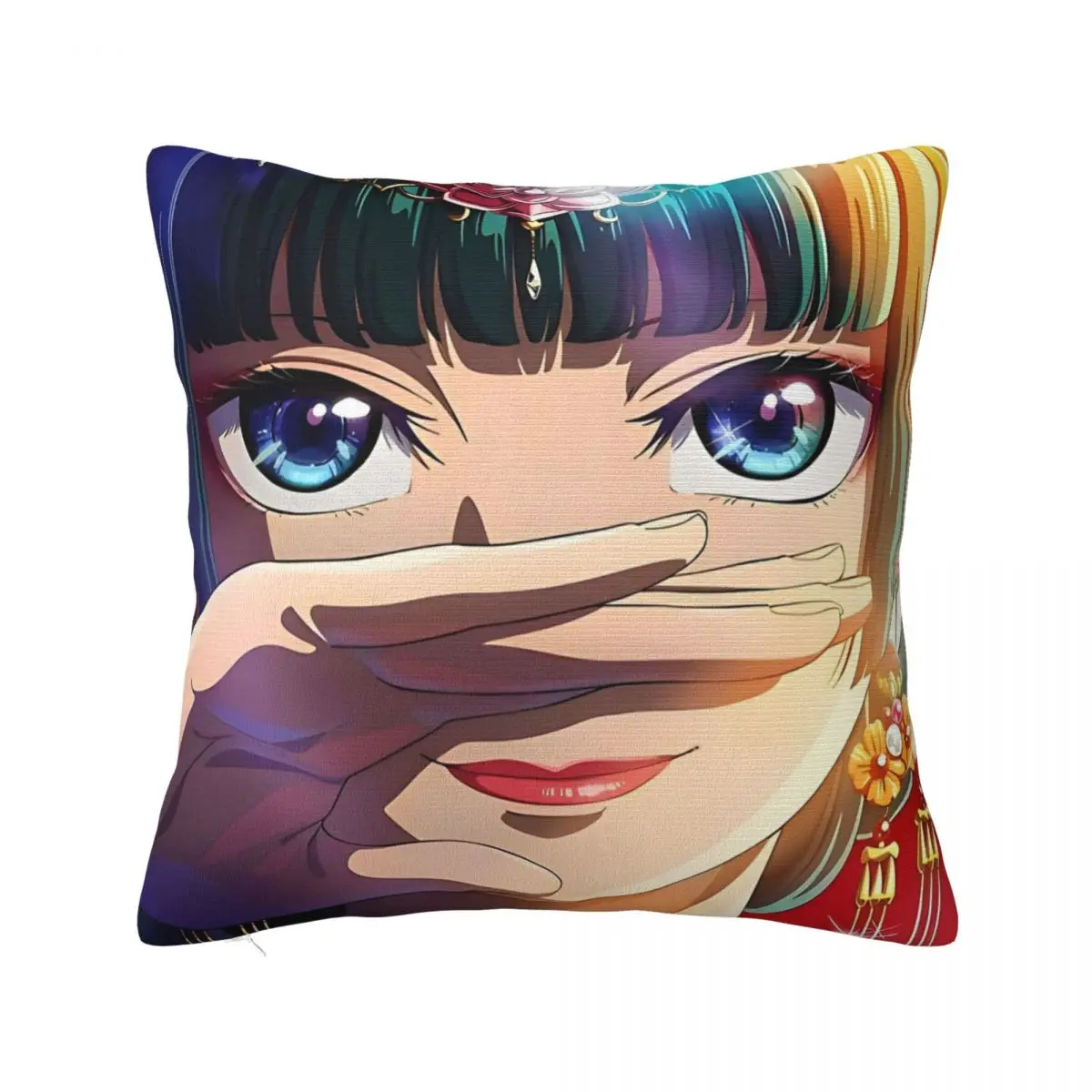 The Apothecary Diaries Maomao Pillow Cover Vintage Pillow Case For Sofa Home Decorative Cushion Cover Square Printed Pillowcases