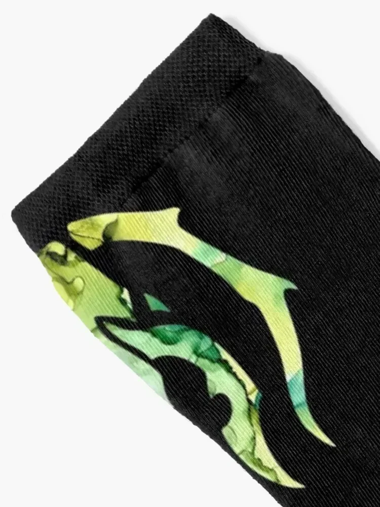MTG Golgari Swarm Ravnica Guild Insignia Logo Black Background Socks floor sports stockings Wholesale Socks Girl Men's