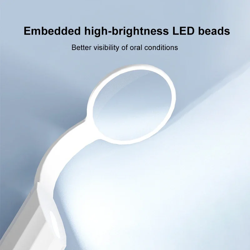 

VVDental Dental Oral Mirror With LED Light and Anti-slip Handle for Teeth intraoral Check Dentistry Tools