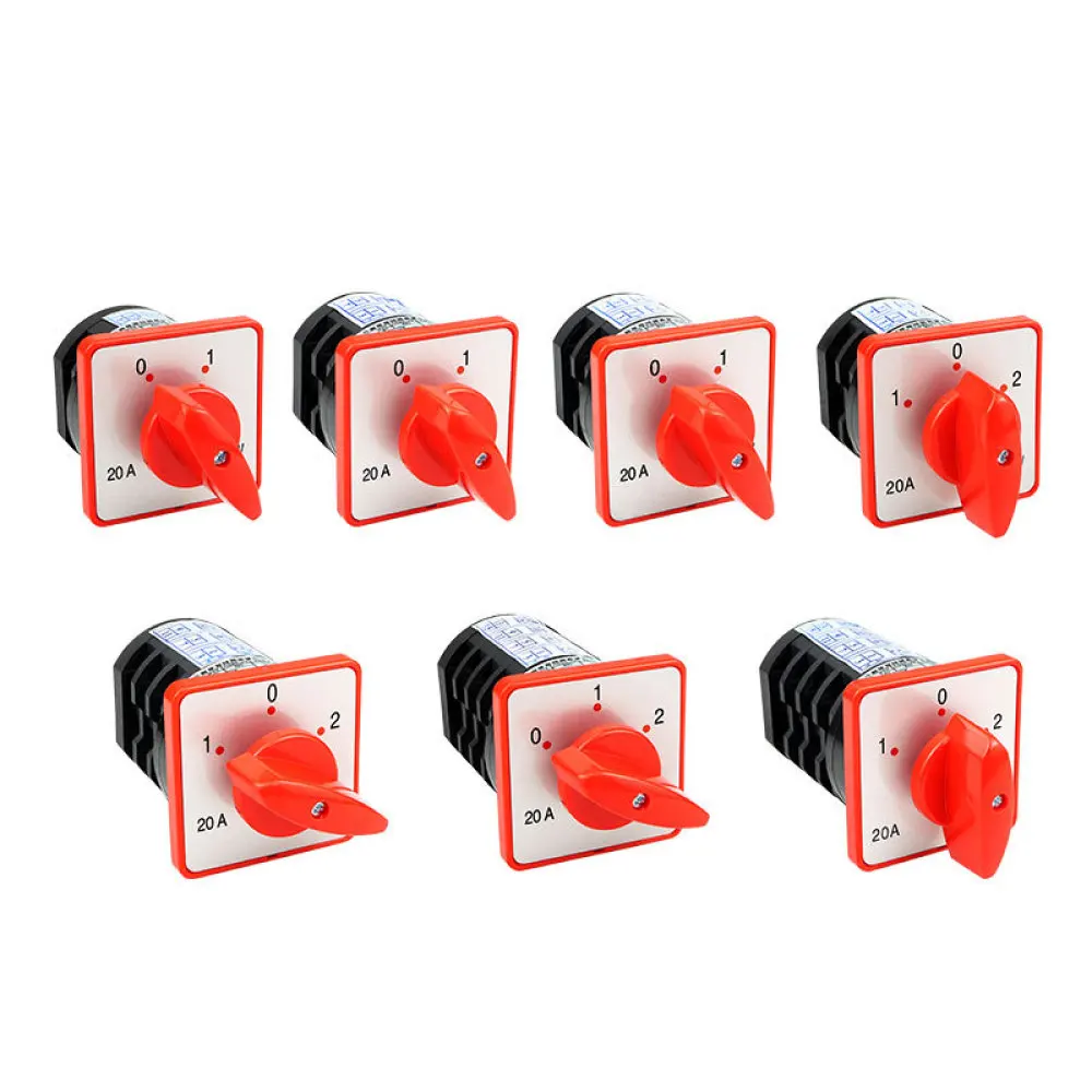 For BERM HZ5D Industrial Cam Switch 20A 4KW Electrical Power Selector Motor Starting Circuit Transfer Control Device